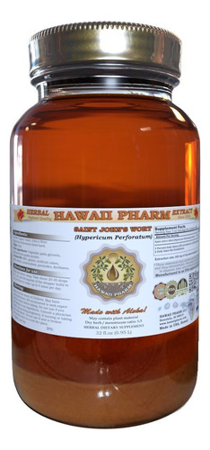 Hawaii Pharm Extracto Líquido Hierba De San Juan 32 Fl.oz