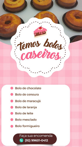 Bolos Caseiros E Brigadeiros.