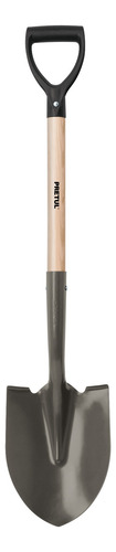 Pala Redonda, Puño D , Mango 28-1/2 , Pretul. 22502 Negro