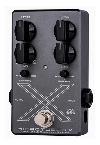 Pedal Darkglass Microtubes X para bajo, color mix, gris oscuro