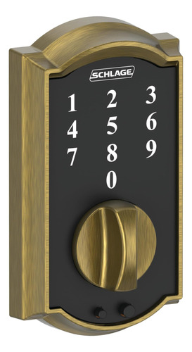 Pantalla Táctil Schlage Be375 Cam 609 Touch Sin Llave Electr