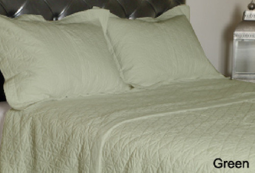 Imagen 4 de 7 de Cubrecama Con Fundas Quilt Algodon Hotel 2 1/2 Plazas Queen