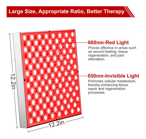 Lámpara De Terapia Luz Roja Orcleena 45w Led Paneles Faciale Color De La Estructura Color De La Pantalla
