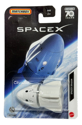 Matchbox 2023 Spacex Dragon 8/100 70 Years 