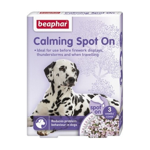 Calming Spot On 3 Pipetas Para Perros 100% Natural Beaphar