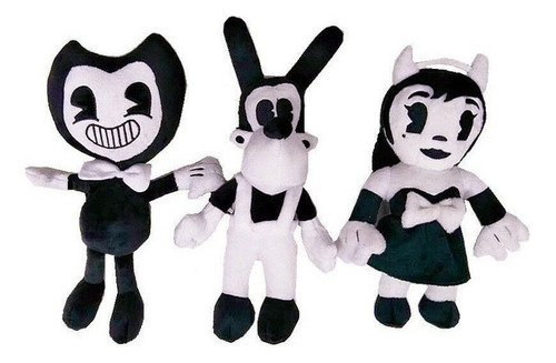 H 3pcs Bendy Y La Máquina De Tinta Boris Alice Muñeco