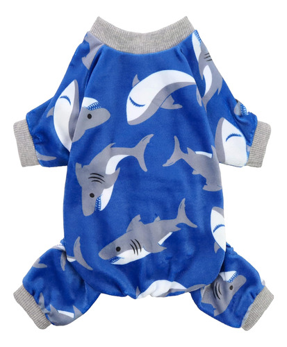 Fitwarm Pijama Para Perro Shark, Ropa Para Perros Pequeños,
