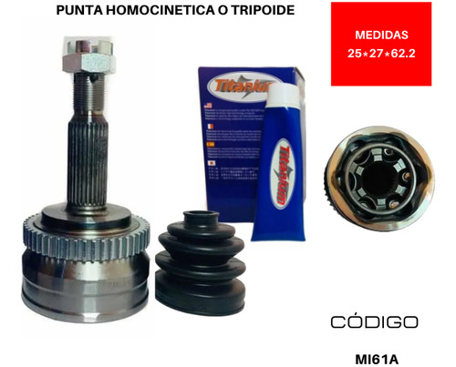 Punta Tripoide Compatible Hyundai I40 Cw 2.0 16v 2015