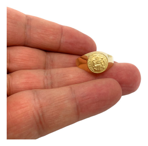 Anel Feminino Dedinho São Bento 3.20gr Ouro 18k K320 18728