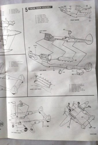 Avião Lockheed P-38j Lighting - Kit Revell 1/32 Importado