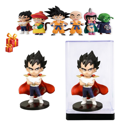 Dragon Ball Muñeco Con Caja Acrílico Para Regalo Y Colección