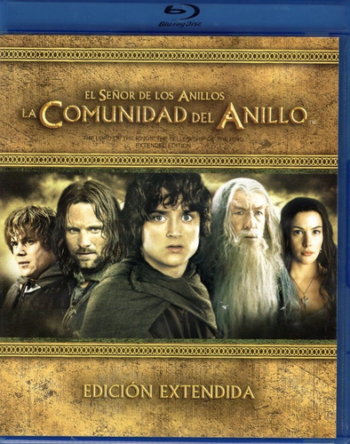 Señor De Anillos Comunidad Anillo Edicion Extendida Blu-ray