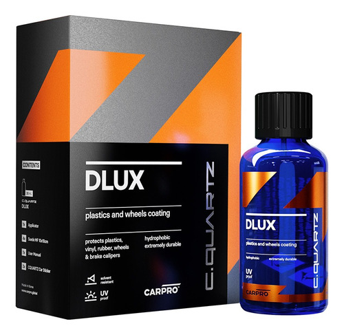 Dlux 30 Ml Tratamiento Cerámico De Llantas Y Plástico Carpro