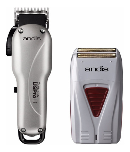 Combo Andis Cortadora Us Pro Li + Afeitadora Profoil Shaver