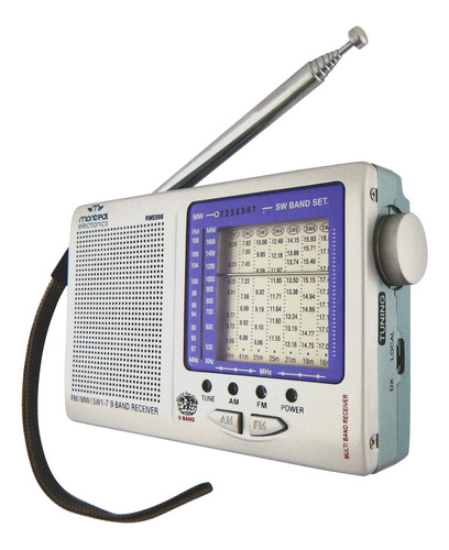 Radio Portatil 9 Bandas Montreal A Pila Mlr006 Envio Gratis