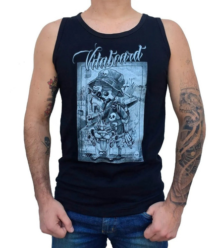 Camiseta Regata Vitaboard Gabriel Alexandre - Hemp Skull Pre