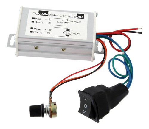 Control De Velocidad Del Motor De 400w Dc 12v-24v Dc 12v 24v