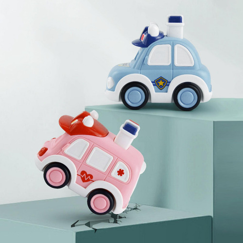 Press And Go-juguetes Educativos Para Coche, Ambulancia