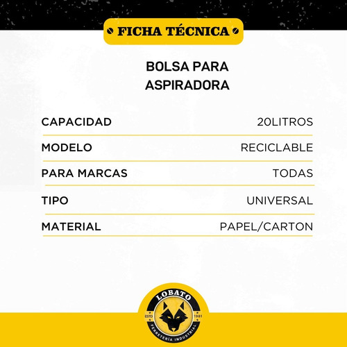 Imagen 5 de 10 de Repuesto Bolsa Aspiradora 20litros Karcher Einhell Lusqtoff