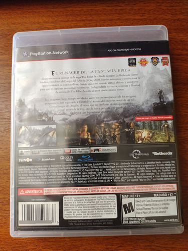 The Elder Scrolls V Skyrim Ps3 - En Español (Usado)
