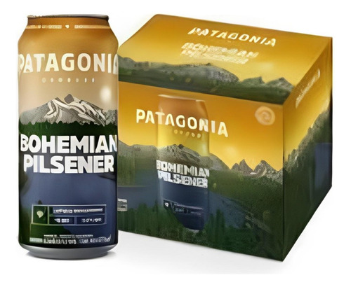 Cerveja Patagonia Bohemian Pilsener 350ml (8 Latas)