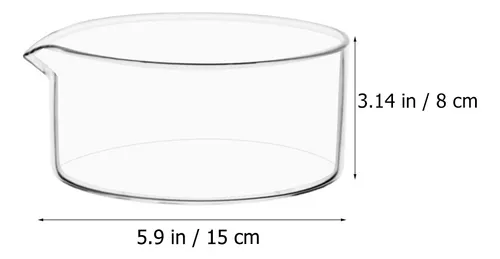 Recipiente De Vidrio De Fondo Plano De Laboratorio Cristaliz