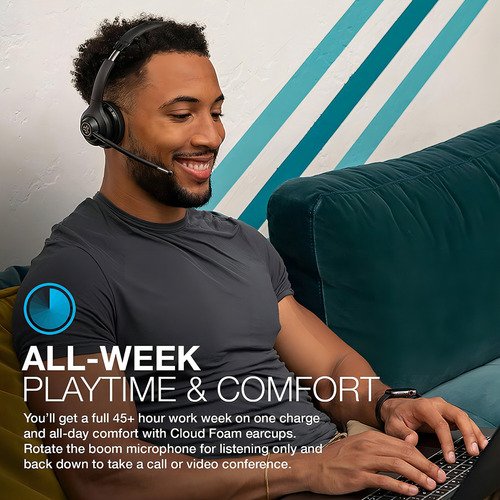 Auriculares inalámbricos Jlab Go Work Bluetooth 5.0 negros