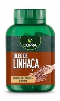 Óleo De Linhaça 60 Cápsulas 1g - Copra