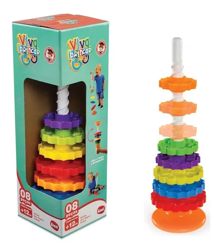 Brinquedo Didático Giro Mágico Dismat Cor Sortida Educativo