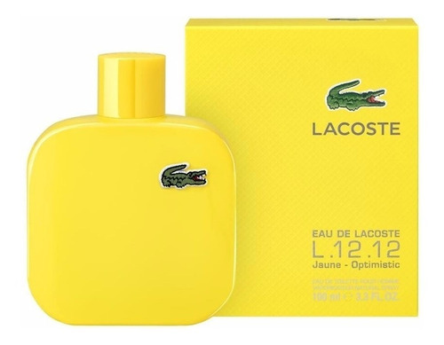 Perfume Original Eau De Lacoste Yellow Para Hombre 100ml