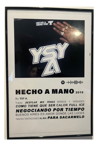 Poster Ysy A Hecho A Mano Con Link Spotify