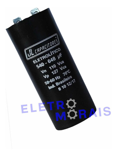 Capacitor De Partida Motores Monofásicos 110/220v 540-648uf