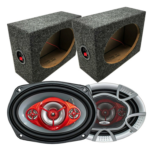 Altavoz Estereo Coche Via Audiotek Para Auto Camion Caja