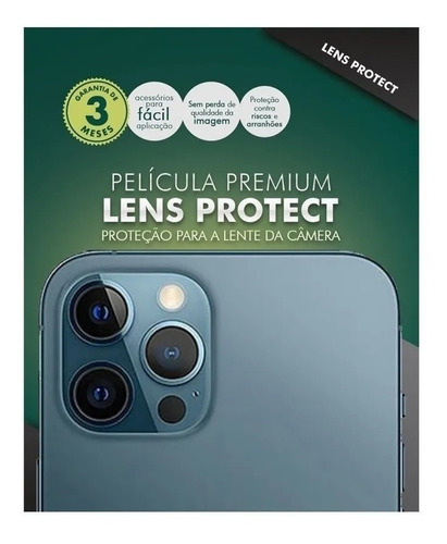 Imagem 1 de 4 de Película Hprime Lente Plus Camera iPhone 13 Pro / 13 Pro Max