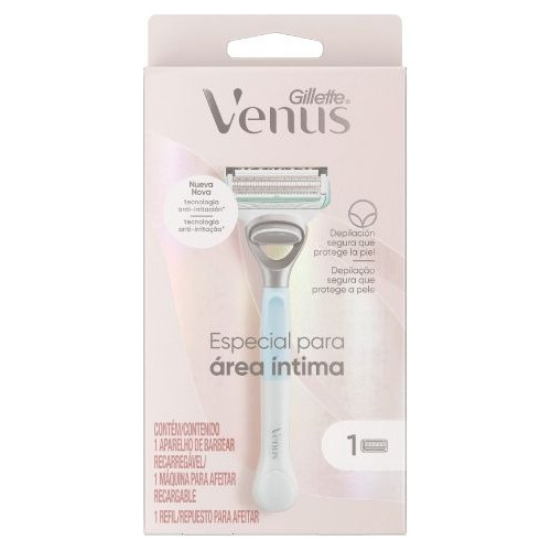 Máquina De Afeitar Recargable Gillette Venus Area Intima 1pz