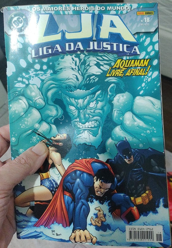 Editora Panini: Hq Dc  Lja Liga Da Justiça  Os Maiores Heróis Do Mundo  Aquaman Livre, Afinal! Idz