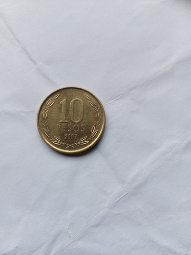 Moneda 10 Pesos -año 2007 -