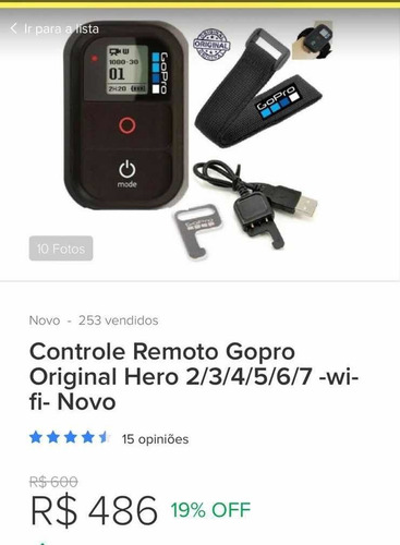 Câmera Gopro Hero 6 Original
