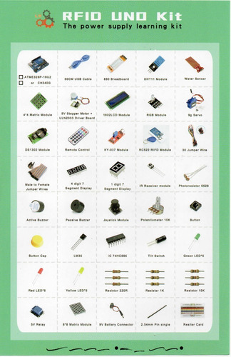 Imagen 5 de 8 de Starter Rfid Uno R3 Upgrade Kit Robotica Principiantes Nuevo