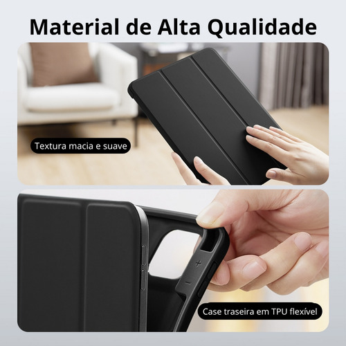 Capa Case Rebound Esr Para iPad Pro 11 - Apple Pencil Cor Preto ESR