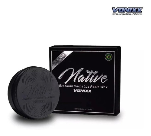 Cera Native Brazilian Carnaúba Paste Wax Black Edition 100ml
