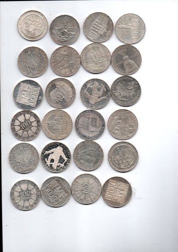 Monedas Austria 100 Schilling 1976 Coleccionable De Plata