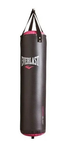 Bolsa Boxeo Everlast Reforzada Cuero Sintético 90 Cm 40l Cta