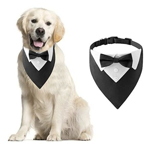 Hacraho Formal Tuxedo Perro Bandana, 1 Pcs Perro Gkx95