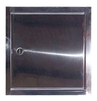 Tapa Puerta Para Llave De Paso O Nicho Acero Inox 40 X 40