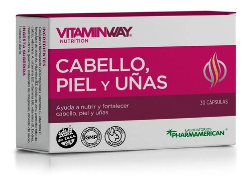 Complejo Vitaminico Cabello, Piel Y Uñas X30 Capsulas