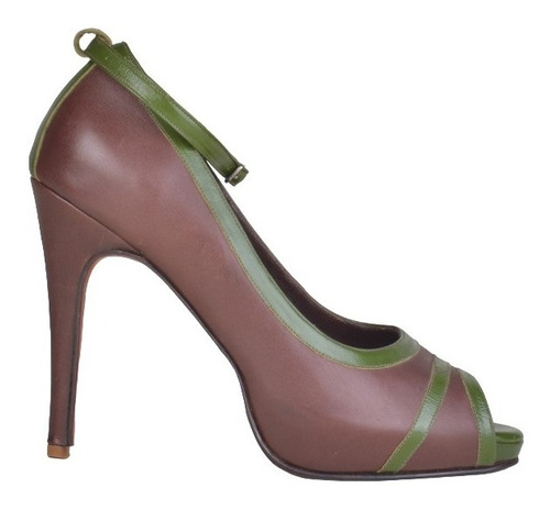 Imagen 1 de 6 de Zapatos De Cuero De Mujer - Jacques Con Plataforma - Ferraro