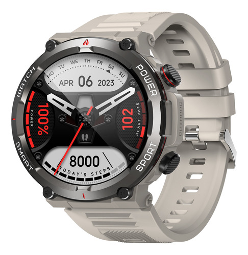 Reloj Smartwatch 1.96'' Hombre Inteligente Reloj Militar