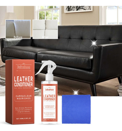 Limpiador Acondicionador De Cuero Para Muebles De Sofá Y Cui