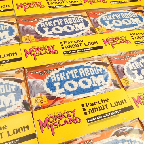 Parche - Ask Me About Loom / Monkey Island ( 2 Modelos)